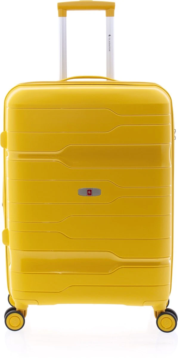 Gladiator Boxing Middelgrote Koffer Expandable 67 Cm 70/80 Liter TSA Slot - Kurkumageel 6 Gladiator Boxing Middelgrote Koffer Expandable 67 Cm 70/80 Liter TSA Slot - Kurkumageel - Afbeelding 4