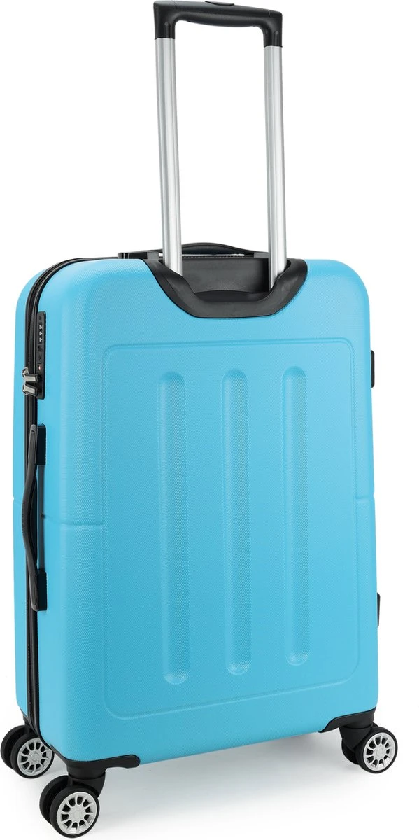 Decent Neon-Fix 2.0 Medium Koffer 66 Cm - 65 Liter - Blauw 8 Decent Neon-Fix 2.0 Medium Koffer 66 Cm - 65 Liter - Blauw - Afbeelding 6