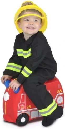 Trunki Ride-On Handbagage Koffer 46 Cm - Frank De Brandweerwagen -Bagageopslag 603x1200 1