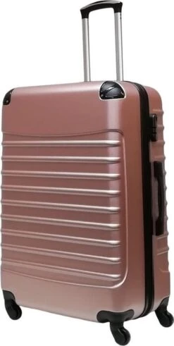 Castillo Quadrant 2 Delige ABS Kofferset (XL + S) - Rosé Gold -Bagageopslag 604x1200 7