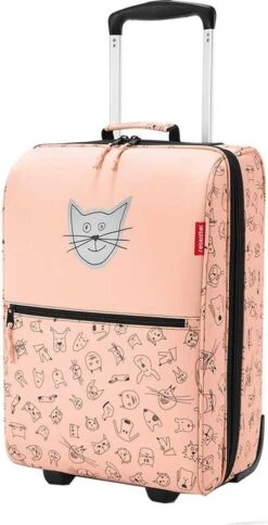 Reisenthel Trolley XS Kids Reiskoffer Kind - Maat XS - 12L - Cats&Dogs Rose Roze -Bagageopslag 613x1200 1