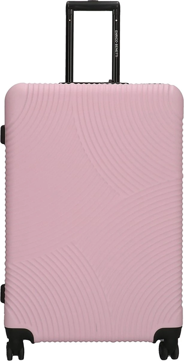 Enrico Benetti Louisville Kofferset Tweedelig - 39040-02 - Roze 7 Enrico Benetti Louisville Kofferset Tweedelig - 39040-02 - Roze - Afbeelding 5