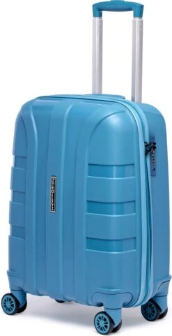 ©TROLLEYZ - Paris No.5 - Trolley - 55cm Met TSA Slot - Dubbele Wielen - 360° Spinners - 100% Polypropyleen - Handbagage Koffer In Ice Blue 29 ©TROLLEYZ - Paris No.5 - Trolley - 55cm Met TSA Slot - Dubbele Wielen - 360° Spinners - 100% Polypropyleen - Handbagage Koffer In Ice Blue -Bagageopslag 616x1200 15