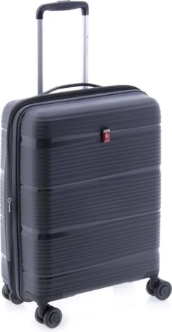 Gladiator Bionic S Handbagage Koffer Expandable - 55 Cm - TSA Slot - Zwart -Bagageopslag 623x1200 2