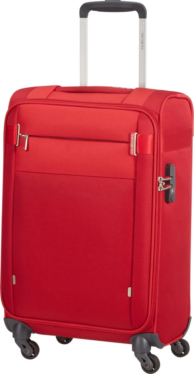 Samsonite Reiskoffer - Citybeat Spinner 55/20 Length 35Cm (Handbagage) Red 3 Samsonite Reiskoffer - Citybeat Spinner 55/20 Length 35Cm (Handbagage) Red