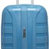 ©TROLLEYZ - Paris No.5 - Trolley - 55cm Met TSA Slot - Dubbele Wielen - 360° Spinners - 100% Polypropyleen - Handbagage Koffer In Ice Blue -Bagageopslag 628x1200 1