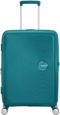 American Tourister Soundbox Spinner Spinner Reiskoffer (Medium) - 81 Liter - Jade Green -Bagageopslag 628x1200 3