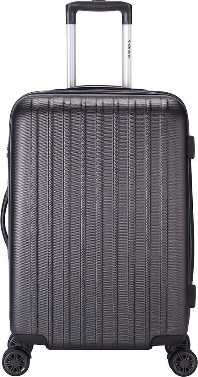 Decent Tranporto-One Medium Koffer - 66 Cm - TSA Slot - Anthracite 13 Decent Tranporto-One Medium Koffer - 66 Cm - TSA Slot - Anthracite - Afbeelding 11