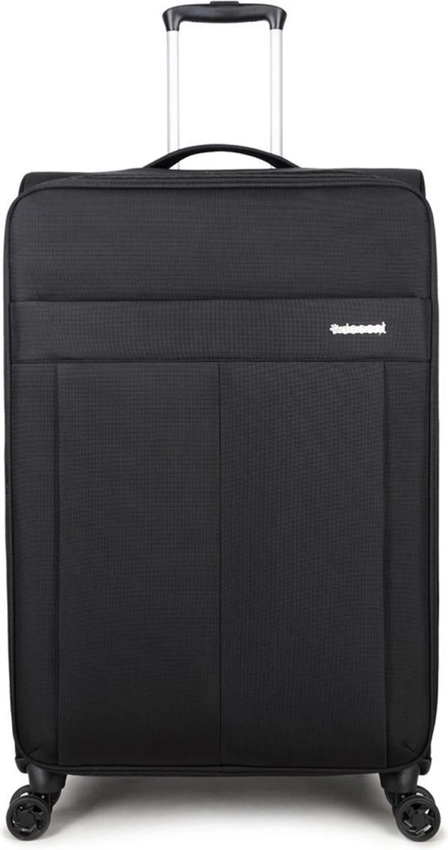 Decent D-Upright Large Koffer - 76 Cm Expandable - TSA Slot - Zwart 3 Decent D-Upright Large Koffer - 76 Cm Expandable - TSA Slot - Zwart