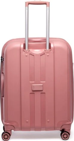©TROLLEYZ - Paris No.5 - Reiskoffer - 69cm Met TSA Slot - Dubbele Wielen - 360° Spinners - 100% Polypropyleen - Reiskoffer In Rose Blush -Bagageopslag 633x1200 9