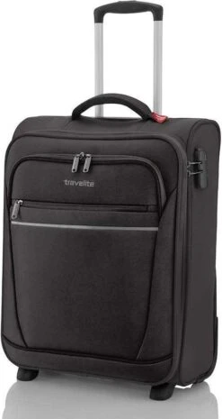 Travelite Cabin 2 Wheel Trolley Black -Bagageopslag 638x1200