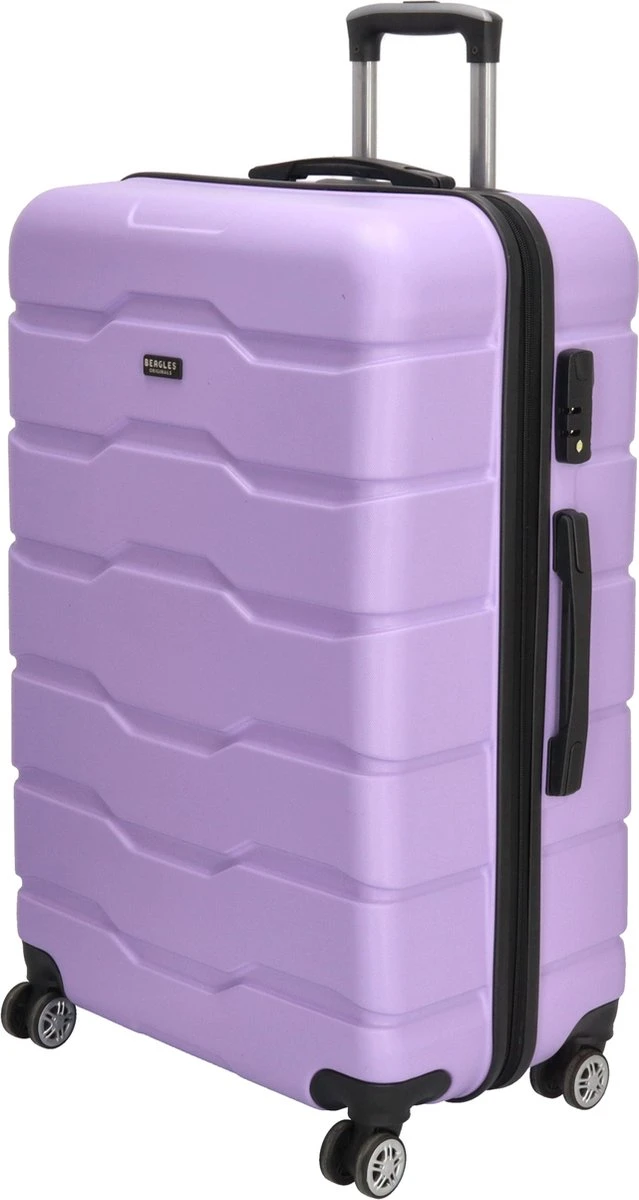 Beagles Originals Comfy Travel Grote Koffer - 74 Cm - Lila 4 Beagles Originals Comfy Travel Grote Koffer - 74 Cm - Lila - Afbeelding 2