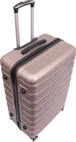 Tobeyz - Kofferset - 3-delig Lichtbruin Handbagage - Verrijdbaar Op 4 Wielen - Stevig ABS - Lichtgewicht, Trolley -Bagageopslag 640x1200 9