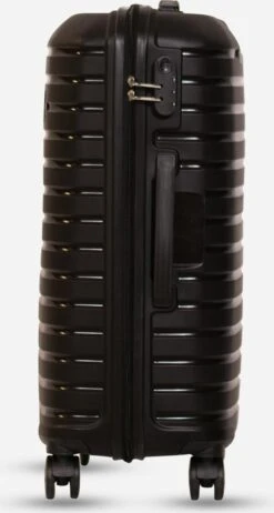 ©TROLLEYZ - Berlin No.11 - Reiskoffer 69cm Met Cijferslot - Dubbele Wielen - 360° Spinners - 100% Polypropyleen- Reiskoffer In Night Black -Bagageopslag 642x1200 19