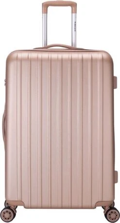 Decent Tranporto-One Reiskoffer 76 Cm - Zalmroze -Bagageopslag 648x1200 1