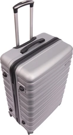 Tobeyz - Kofferset - 3-delig Grijs Handbagage - Verrijdbaar Op 4 Wielen - Stevig ABS - Lichtgewicht, Hardshell -Bagageopslag 655x1200 8