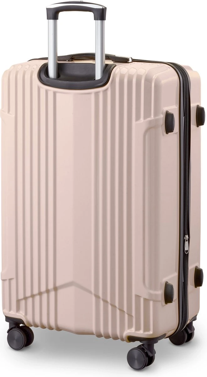 Tesla PC - Reiskoffer - 75 Cm - 4 Wielen - Roze 4 Tesla PC - Reiskoffer - 75 Cm - 4 Wielen - Roze - Afbeelding 2