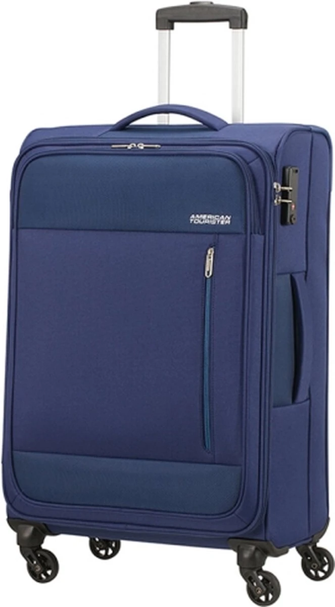 American Tourister Reiskoffer - Heat Wave Spinner 68/25 Tsa (Medium) Combat Navy 4 American Tourister Reiskoffer - Heat Wave Spinner 68/25 Tsa (Medium) Combat Navy - Afbeelding 2
