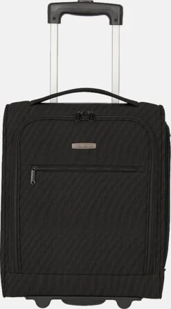 Travelite Handbagage Zachte Koffer / Trolley / Reiskoffer - Cabin - 43 Cm - Zwart -Bagageopslag 666x1200 5