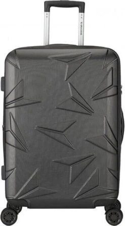 Bagageopslag 18 Decent Harde Koffer Q-LuxxHoogte > 67 Cm - Grijs