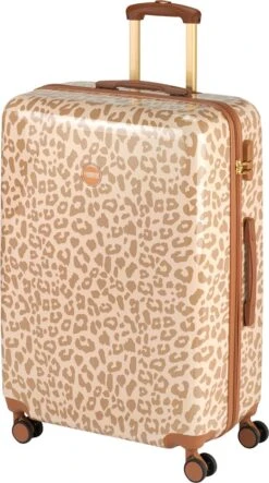 Princess Traveller Leopard - Reiskoffer - Crème/Taupe - L - 76cm -Bagageopslag 669x1200 5