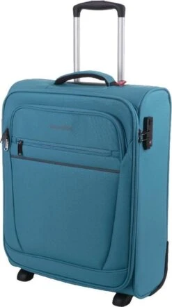 Travelite Cabin 2 Wheel Trolley Turquoise 25 Travelite Cabin 2 Wheel Trolley Turquoise -Bagageopslag 671x1200 4