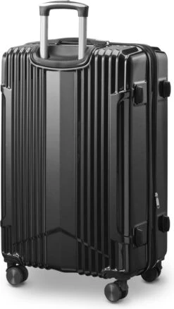 Tesla PC - Reiskoffer - 75 Cm - 4 Wielen - Zwart -Bagageopslag 677x1200 8