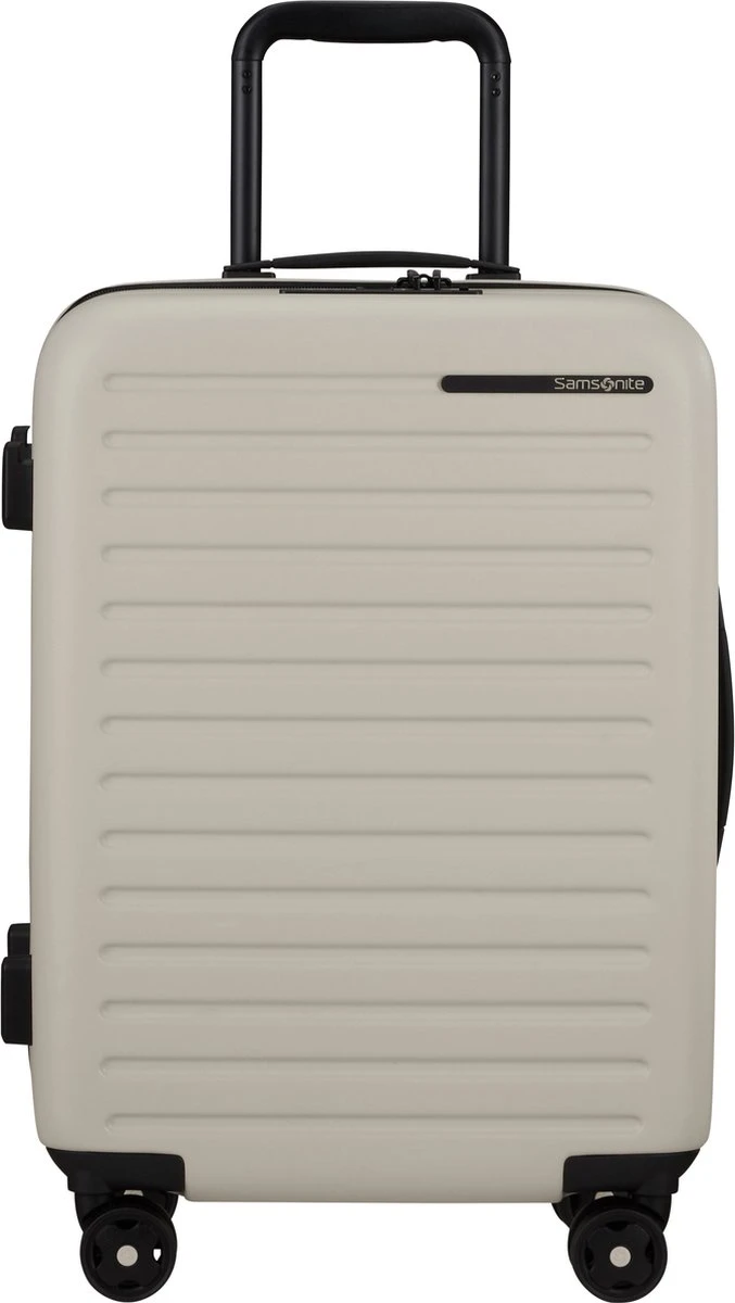 Samsonite Reiskoffer - Stackd Spinner Uitbreidbaar (4 Wielen) 55 Cm Handbagage - Sand - 2.8 Kg 12 Samsonite Reiskoffer - Stackd Spinner Uitbreidbaar (4 Wielen) 55 Cm Handbagage - Sand - 2.8 Kg - Afbeelding 10