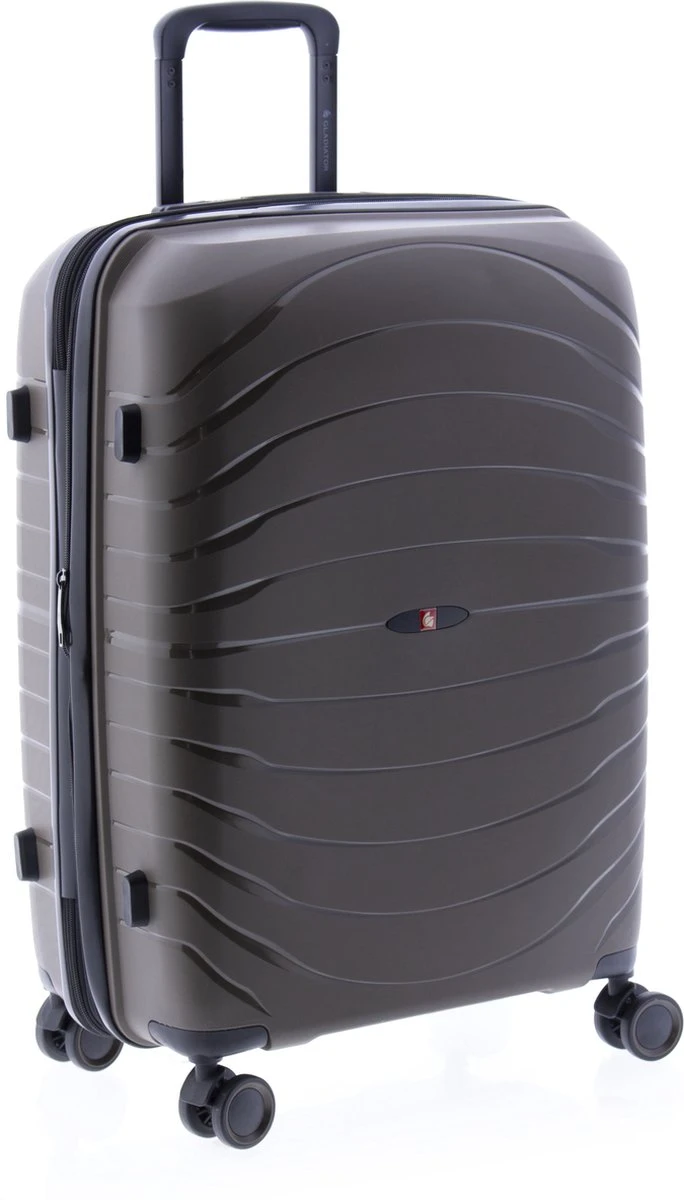 Gladiator Kick-Off Middelgrote Koffer Expandable - 67 Cm - 72/90 Liter - Eco Friendly Recyclebaar PP - Khaki Groen 10 Gladiator Kick-Off Middelgrote Koffer Expandable - 67 Cm - 72/90 Liter - Eco Friendly Recyclebaar PP - Khaki Groen - Afbeelding 8