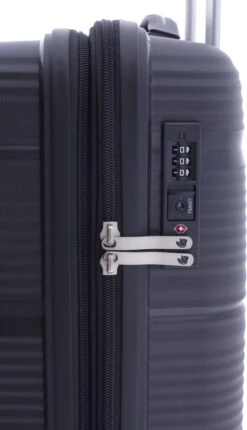 Gladiator Bionic S Handbagage Koffer Expandable - 55 Cm - TSA Slot - Zwart -Bagageopslag 690x1200 4