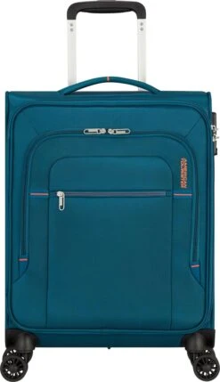 American Tourister Reiskoffer - Crosstrack Spinner 55/20 Tsa (Handbagage) Navy/Orange -Bagageopslag 691x1200 1