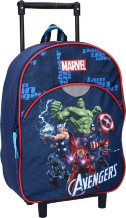 Avengers Thema Trolley/reistas Rugzak Koffertje 33 Cm Voor Kinderen - Weekendtasje Voor Kinderen -Bagageopslag 692x1200 4