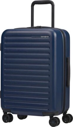 Samsonite Reiskoffer - Stackd Spinner 55/20 Exp (Handbagage) Navy -Bagageopslag 694x1200 4