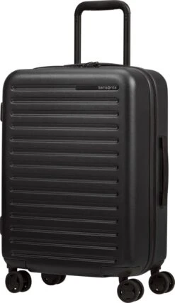 Samsonite Reiskoffer - Stackd Spinner 55/20 Exp (Handbagage) Black -Bagageopslag 694x1200 5