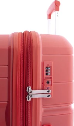 Gladiator Boxing Middelgrote Koffer Expandable 67 Cm 70/80 Liter TSA Slot - Koraalrood -Bagageopslag 703x1200 6