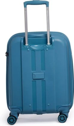 ©TROLLEYZ - Venice No.10 - Trolley - 55cm Met TSA Slot - Dubbele Wielen - 360° Spinners - 100% Polypropyleen - Handbagage Koffer In Ice Blue -Bagageopslag 704x1200 1