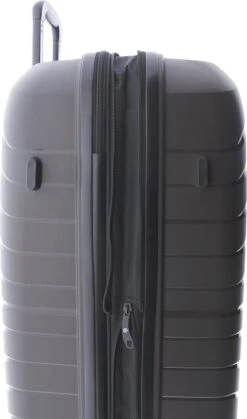 Gladiator Kick-Off Grote Koffer Expandable -76 Cm - 99/125 Liter - Eco Friendly Recyclebaar PP - Donkergrijs -Bagageopslag 708x1200 4