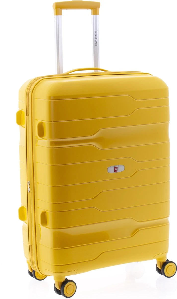 Gladiator Boxing Middelgrote Koffer Expandable 67 Cm 70/80 Liter TSA Slot - Kurkumageel 13 Gladiator Boxing Middelgrote Koffer Expandable 67 Cm 70/80 Liter TSA Slot - Kurkumageel - Afbeelding 11