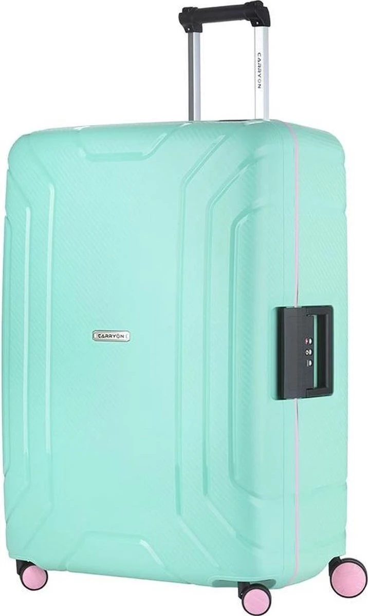 CarryOn Steward TSA Reiskoffer - 75cm Trolley Met Kliksloten - Dubbele Wielen - Mint 18 CarryOn Steward TSA Reiskoffer - 75cm Trolley Met Kliksloten - Dubbele Wielen - Mint - Afbeelding 16
