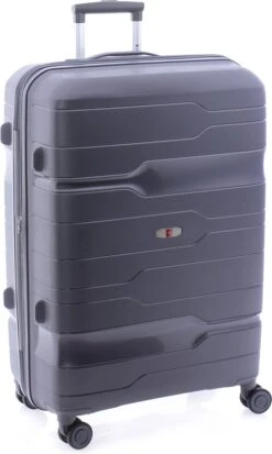 Gladiator Boxing L Spinner 77 - Exp - TSA Slot - Metallic Grey -Bagageopslag 717x1200 3