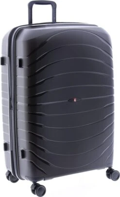 Gladiator Kick-Off Grote Koffer Expandable -76 Cm - 99/125 Liter - Eco Friendly Recyclebaar PP - Donkergrijs -Bagageopslag 733x1200 5