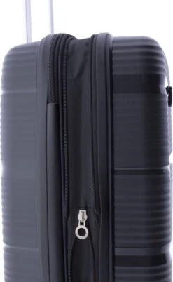Gladiator Bionic S Handbagage Koffer Expandable - 55 Cm - TSA Slot - Zwart -Bagageopslag 737x1200 1
