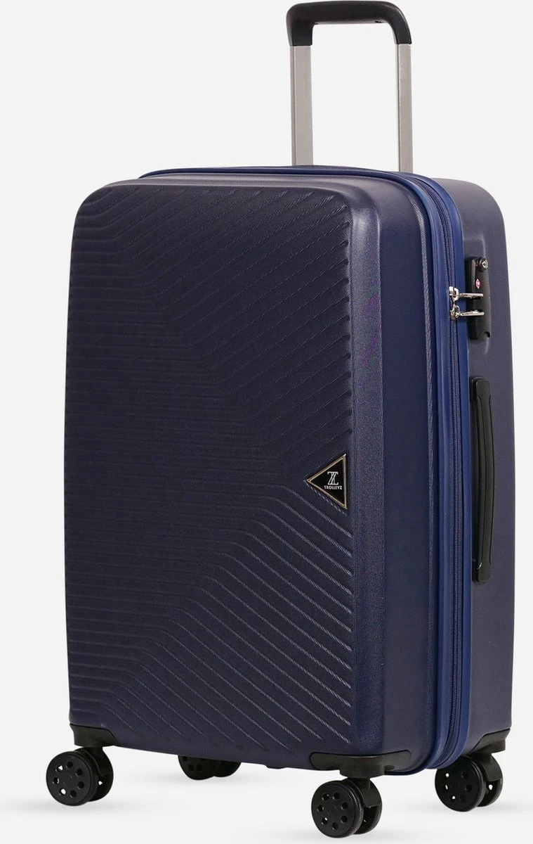 ©TROLLEYZ - Ibiza No.3 - Reiskoffer 78cm Met TSA Slot - Dubbele Wielen - 360° Spinners - 100% ABS - Reiskoffer In Ocean Blue 11 ©TROLLEYZ - Ibiza No.3 - Reiskoffer 78cm Met TSA Slot - Dubbele Wielen - 360° Spinners - 100% ABS - Reiskoffer In Ocean Blue - Afbeelding 9