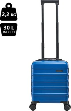 CabinMax Handbagage Koffer - Trolley 30L - Harde Reiskoffer - 45x36x20cm - Lichtgewicht - Groot Capaciteit - Aegean Blue -Bagageopslag 764x1200 1