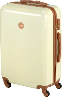 Princess Traveller Trendy Dots - Reiskoffer - Crème - M - 66cm -Bagageopslag 764x1200 5
