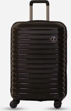 ©TROLLEYZ - Berlin No.11 - Reiskoffer 69cm Met Cijferslot - Dubbele Wielen - 360° Spinners - 100% Polypropyleen- Reiskoffer In Night Black -Bagageopslag 767x1200 5