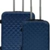 SB Travelbags Kofferset - 2 Delige 'Expandable' Koffer - Blauw - 65cm/55cm