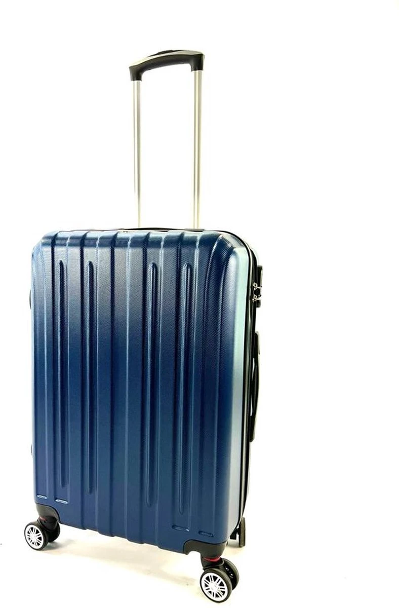 AATravel XL Reiskoffer - Trolley ABS - Met Dubbele Wielen - 75 Cm - 97 Liter - Blauw 3 AATravel XL Reiskoffer - Trolley ABS - Met Dubbele Wielen - 75 Cm - 97 Liter - Blauw