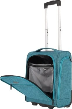 Travelite Handbagage Zachte Koffer / Trolley / Reiskoffer - Cabin - 43 Cm - Blauw -Bagageopslag 794x1200 1
