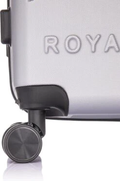 Royalty Rolls Amsterdam Handbagage Koffer 52 Cm - 25 Liter - Zilvergrijs -Bagageopslag 796x1200 11